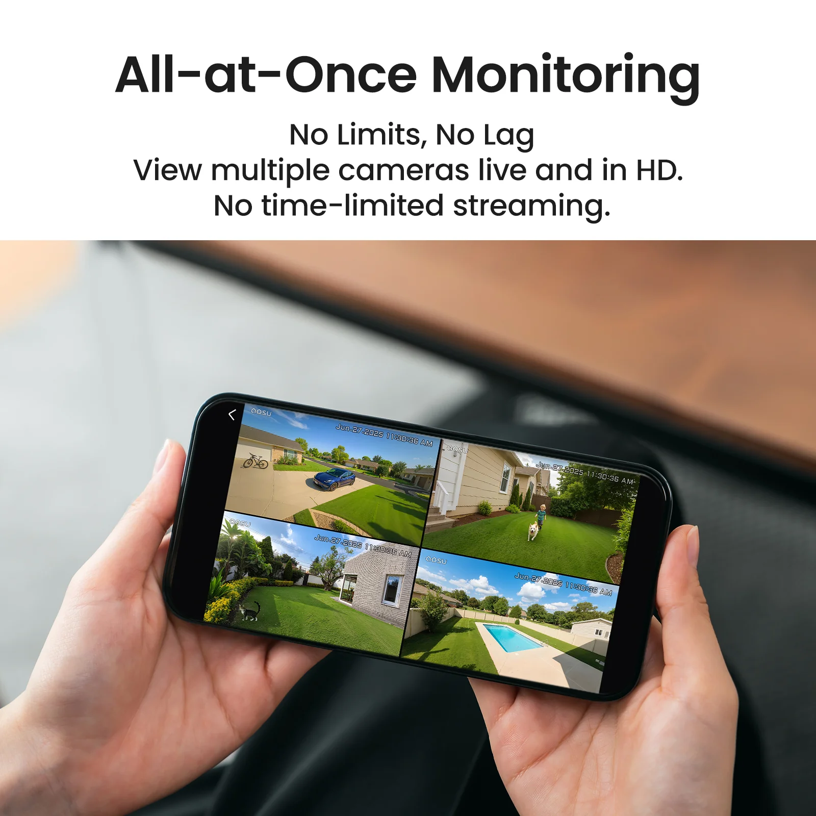 aosu T2 Ultra + Video Doorbell Pro + Floodlight Cam Pro + IndoorCam P1 Pro - Image 9